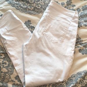 Loft White Jeans